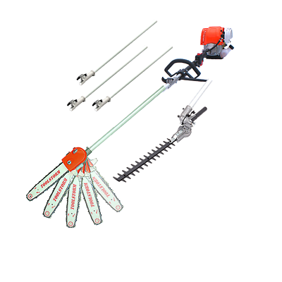 4-STROKE Long Reach Rotatable Pole Chainsaw Tree Pruner Hedge Trimmer