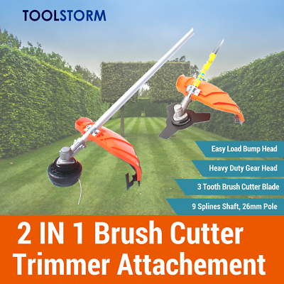 String Trimmer Brush Cutter Attachment Fit Black Eagle Chainsaw Hedge Trimmer