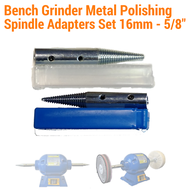 Metal Polishing Tapered Spindle 16mm Fit Abbott & Ashby 8” 200mm Bench Grinder