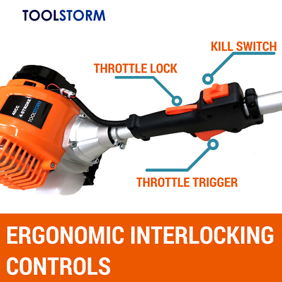 4-STROKE Long Reach Rotatable Pole Chainsaw Tree Pruner Hedge Trimmer