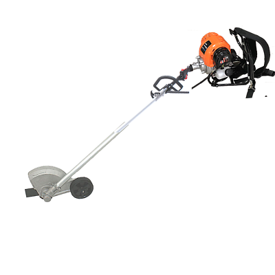 4-STROKE Backpack Petrol Grass Lawn Edger Garden Weed Trimmer Blade Cutting