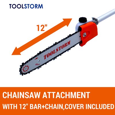 4-STROKE Pole Chainsaw Hedge Trimmer Grass Edger Brush Cutter Whipper Snipper