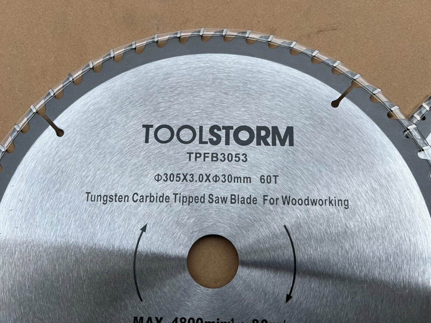 2PC TCT Drop Saw/Compound Mitre Saw Blade 12" 305mm 60T FOR TIMBER 100T FOR Alum