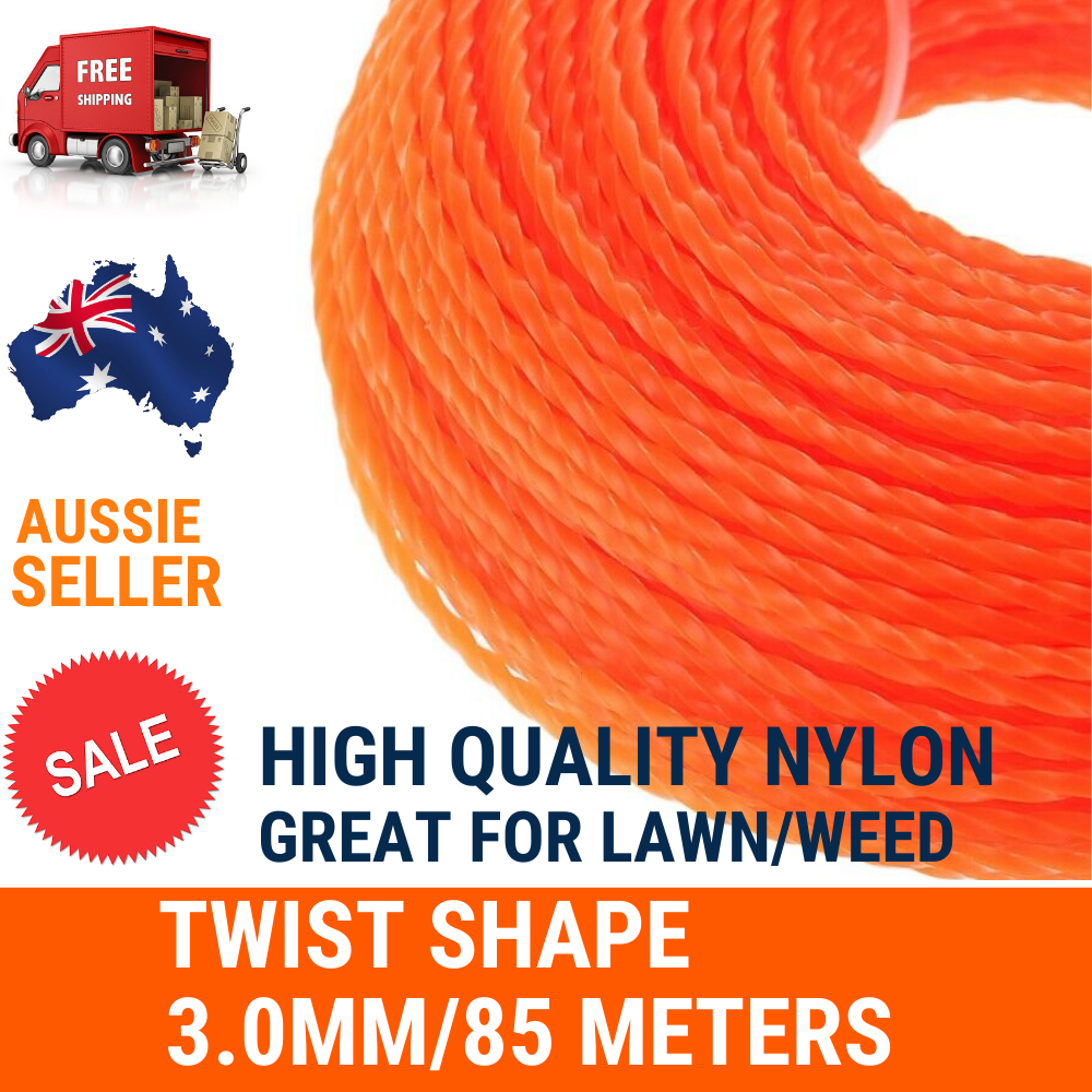 Twist, Round, Square Shape 1.6 2.0 2.4 3.0mm Trimmer line Whipper Snipper Cord