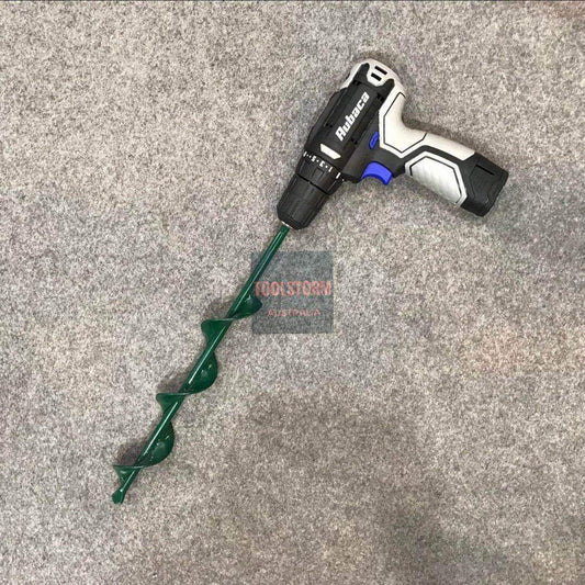 Small Garden Auger Planter Ø50mm x 380mm Post Hole Digger Attache to Power Drill
