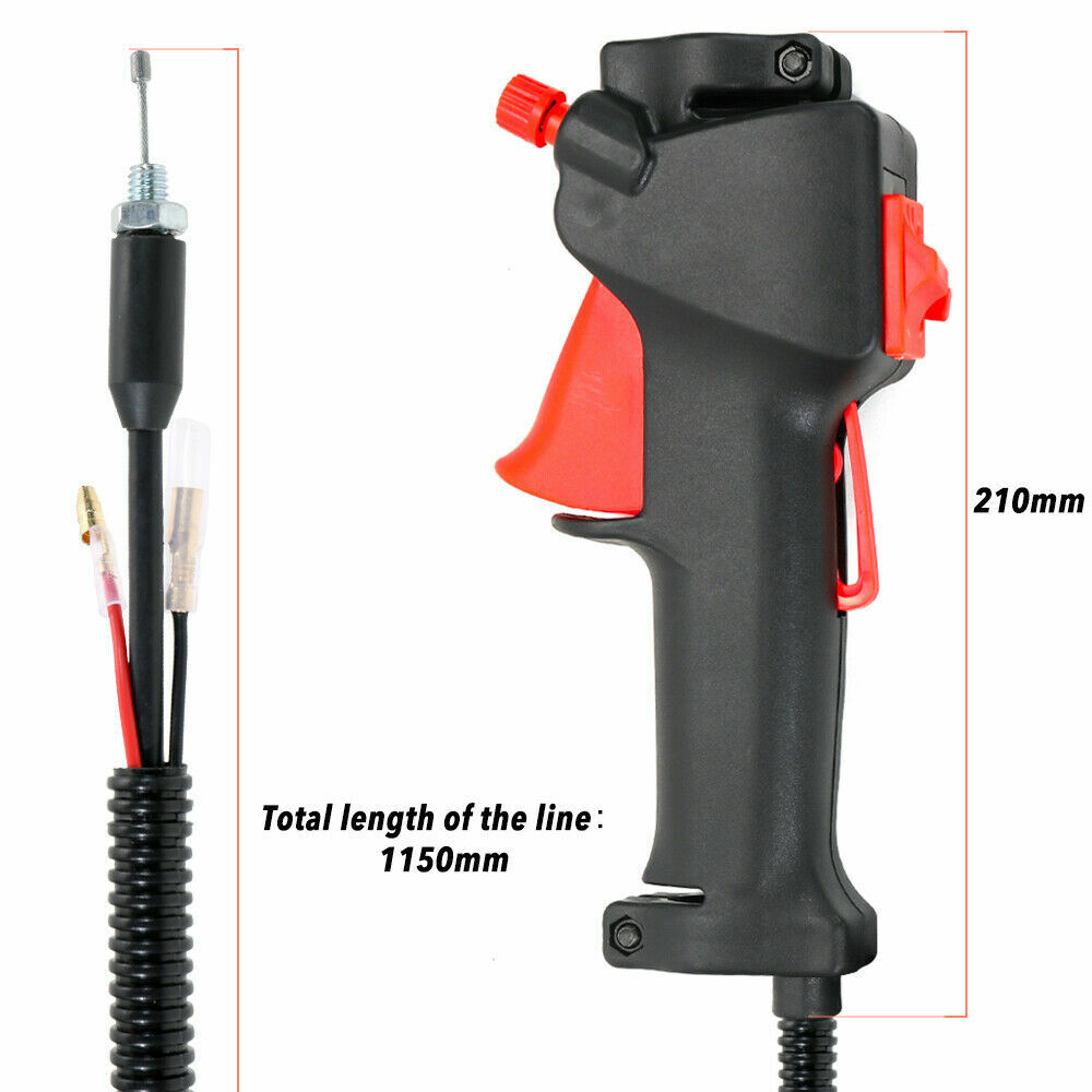 Switch Throttle Trigger Handle Cable Assembly For Baumr-AG Backpack Brushcutter