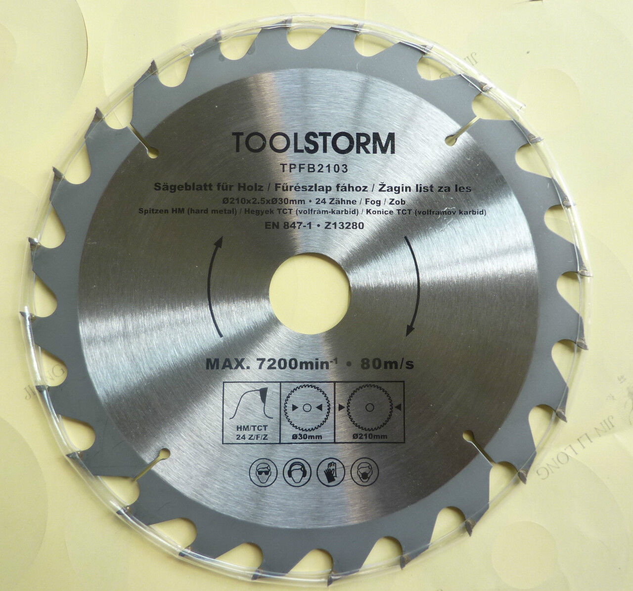 *3PC Circular Saw Blades 210mm 24T,48T,60Teeth 30MM BORE With 3 Reduction TCT