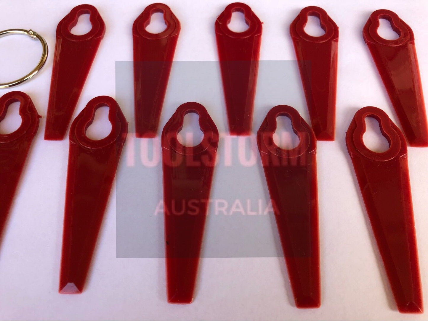 10x Plastic Replacement Blades Trimmer For TOOLSTORM 20V Grass Trimmer