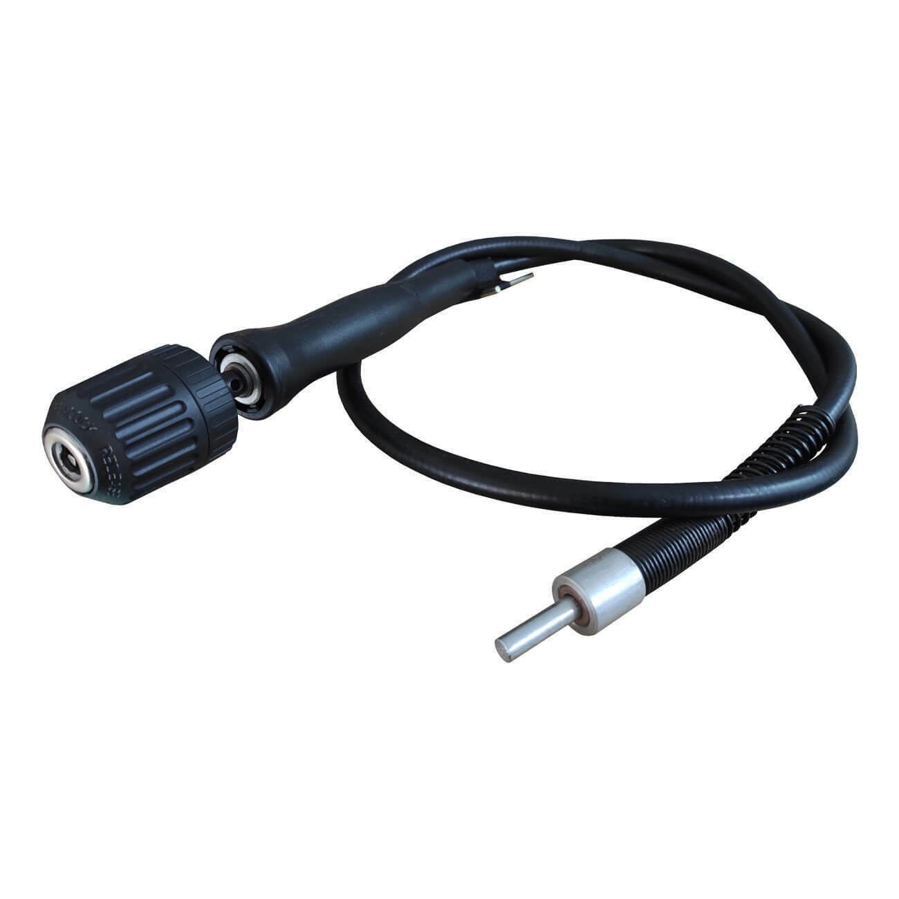 Metal polishing kit with 1.3m flexible chuck 6mm, 6pcs Buffing Wire Brush wheels