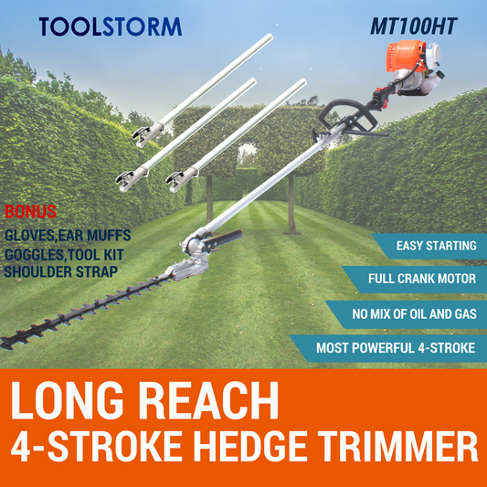 4-STROKE  Pole Hedge Trimmer Petrol Trimmer Brush Cutter Brushcutter Tree