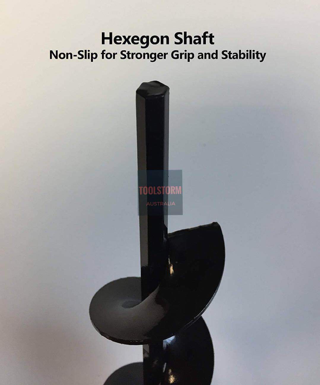 Small Garden Auger Planter Ø50mm x 380mm Post Hole Digger Attache to Power Drill