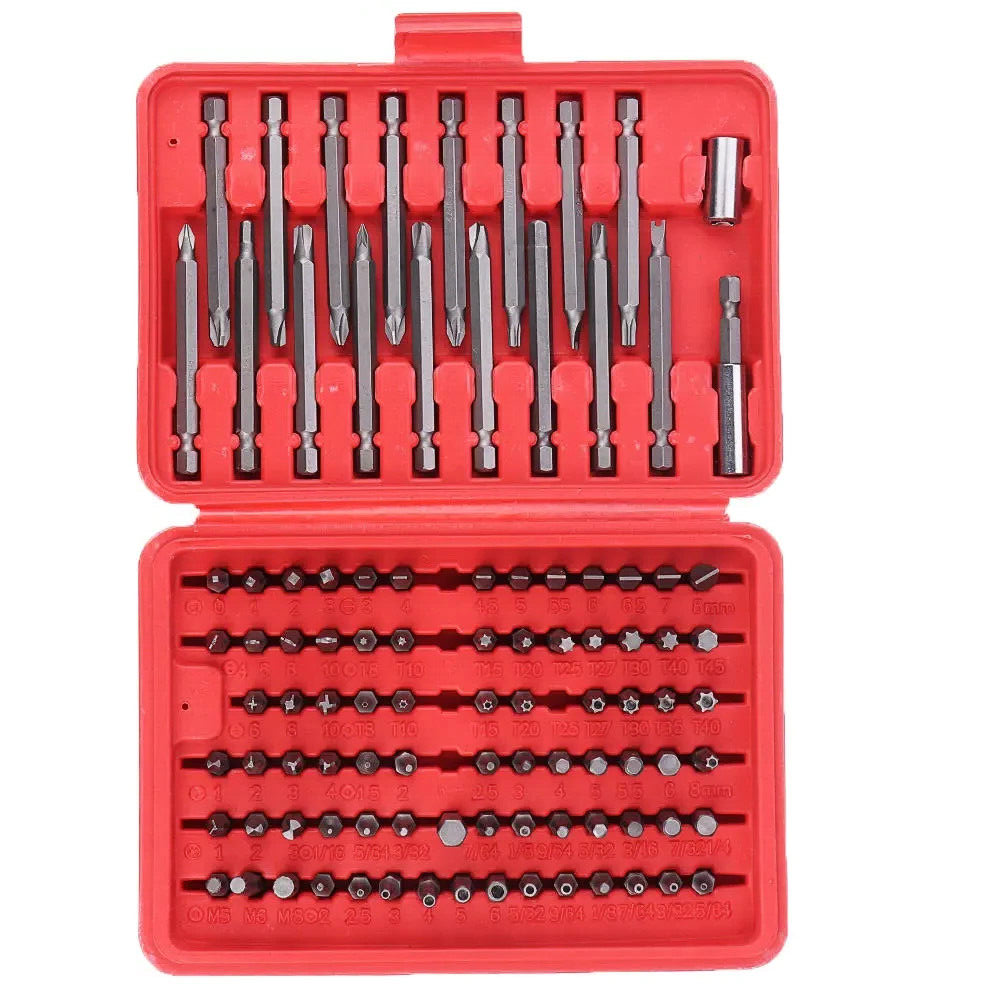Screwdriver 98pcs batch head electric screwdriver rod set cross word plum  BITS
