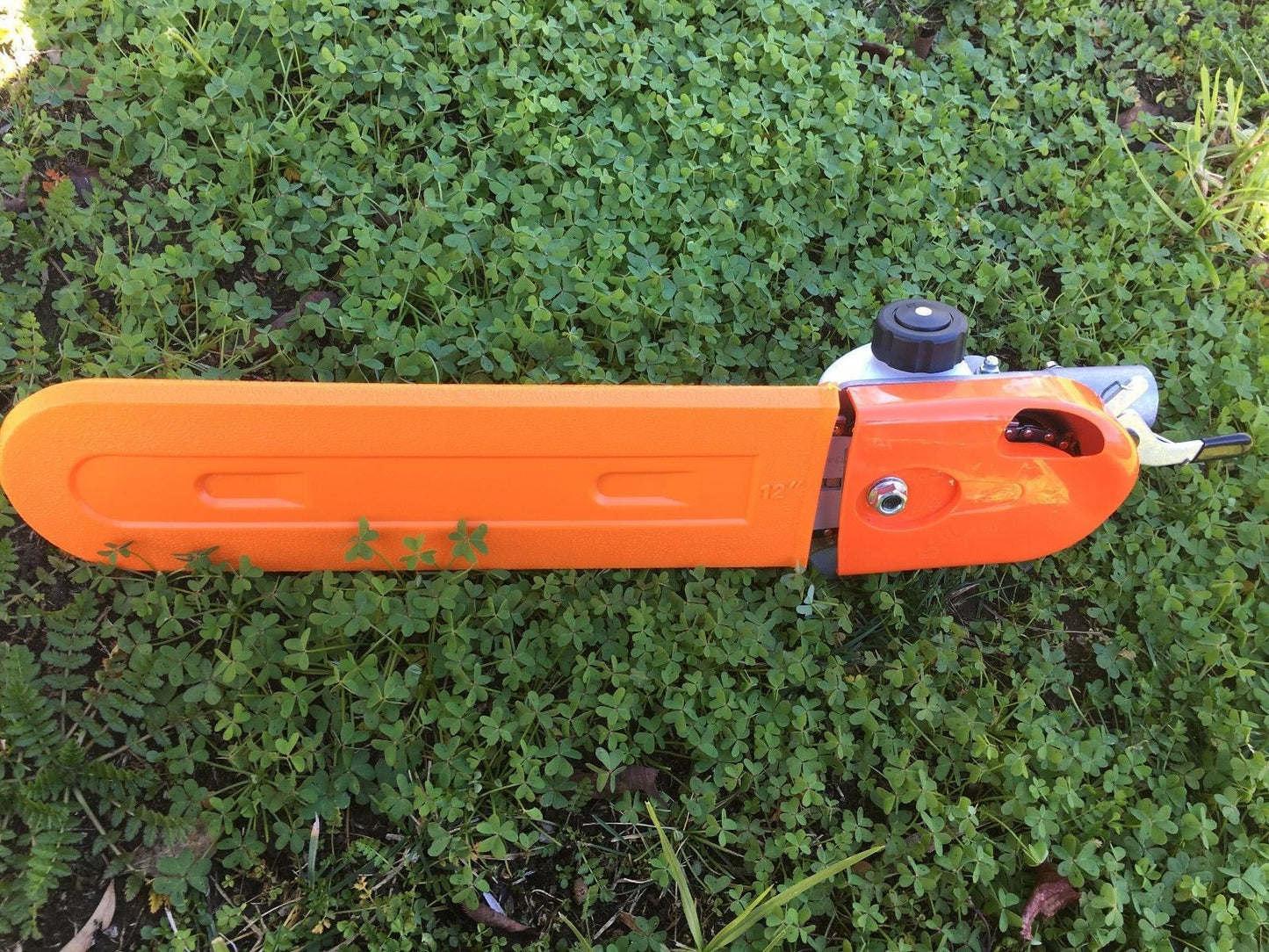 ROTATABLE POLESAW CHAINSAW HEAD W/BAR+CHAIN BRUSHCUTTER FOR BLACK EAGLE OZ STAR