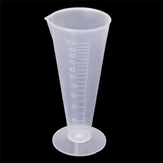 10PC 100ml Plastic Measure Graduated Measuring Rice Medicine Cup Liquid