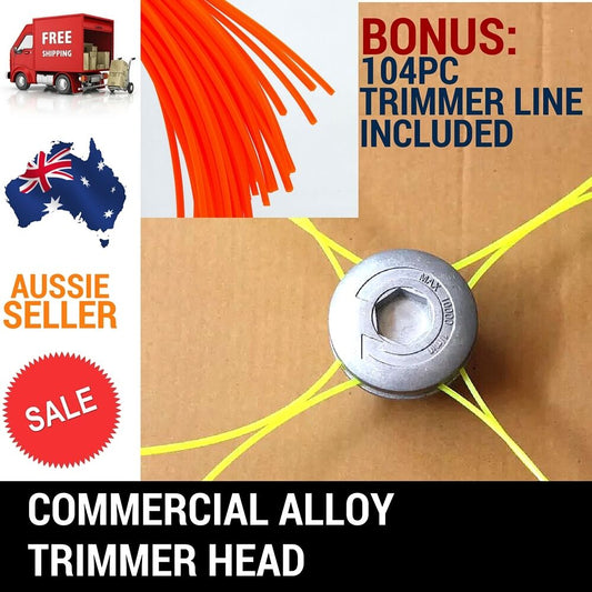 WLINE ALLOY TRIMMER HEAD Fit ROK brushcutter 33CC 43CC 4 in 1 150-85-50512 50330