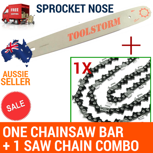 14" Chainsaw Bar & Chain 050 50DL Fits Stihl Chainsaw 009 MS200/T