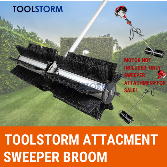 Sweeper Broom Attachment For BLACKEAGLE Brushcutter Hedge Line Trimmer ChainSaw