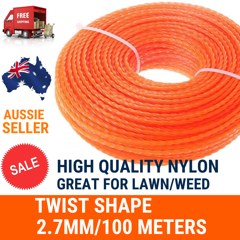 Twist, Round, Square Shape 1.6 2.0 2.4 3.0mm Trimmer line Whipper Snipper Cord