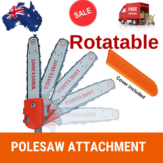 ROTATABLE POLE SAW HEAD Fit ROK brushcutter 33CC 43CC 4 in 1 150-85-50512 50330
