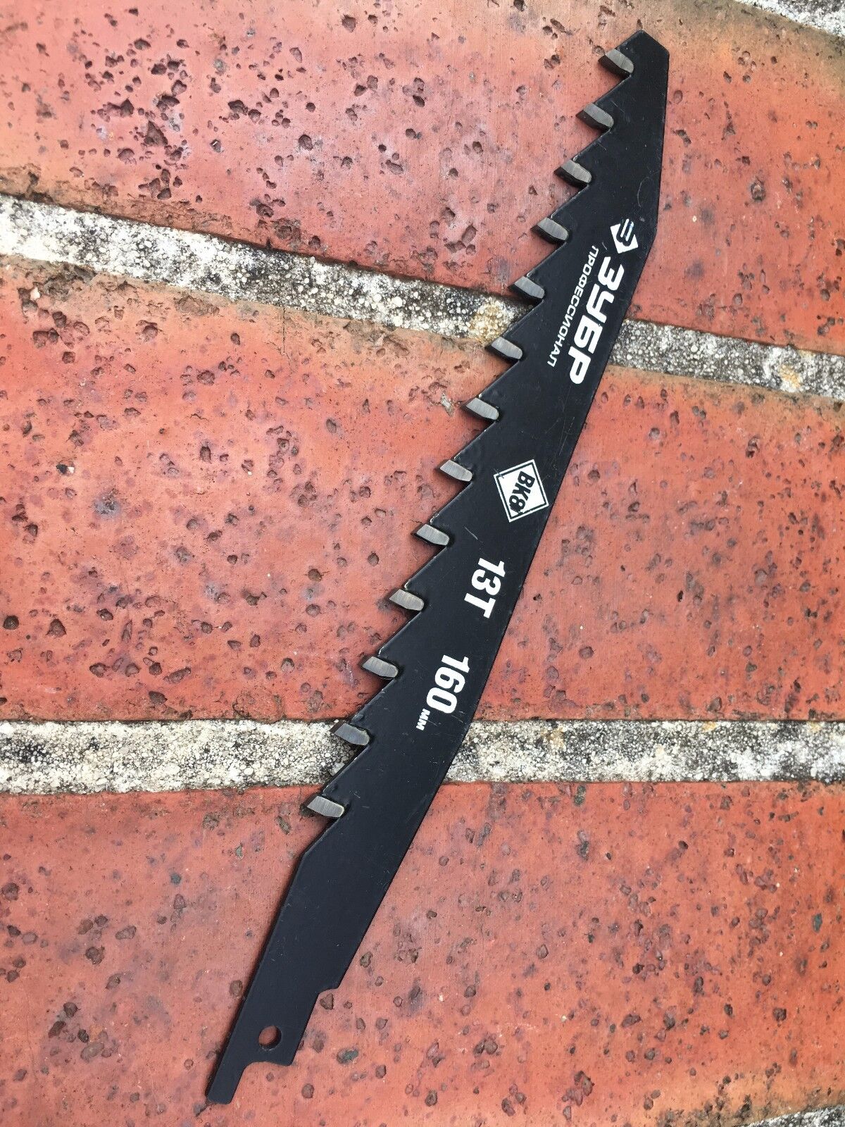 Tungsten Carbide Grit TCT Reciprocating Saw Blade For Concrete/ Brick 160MM, 13T