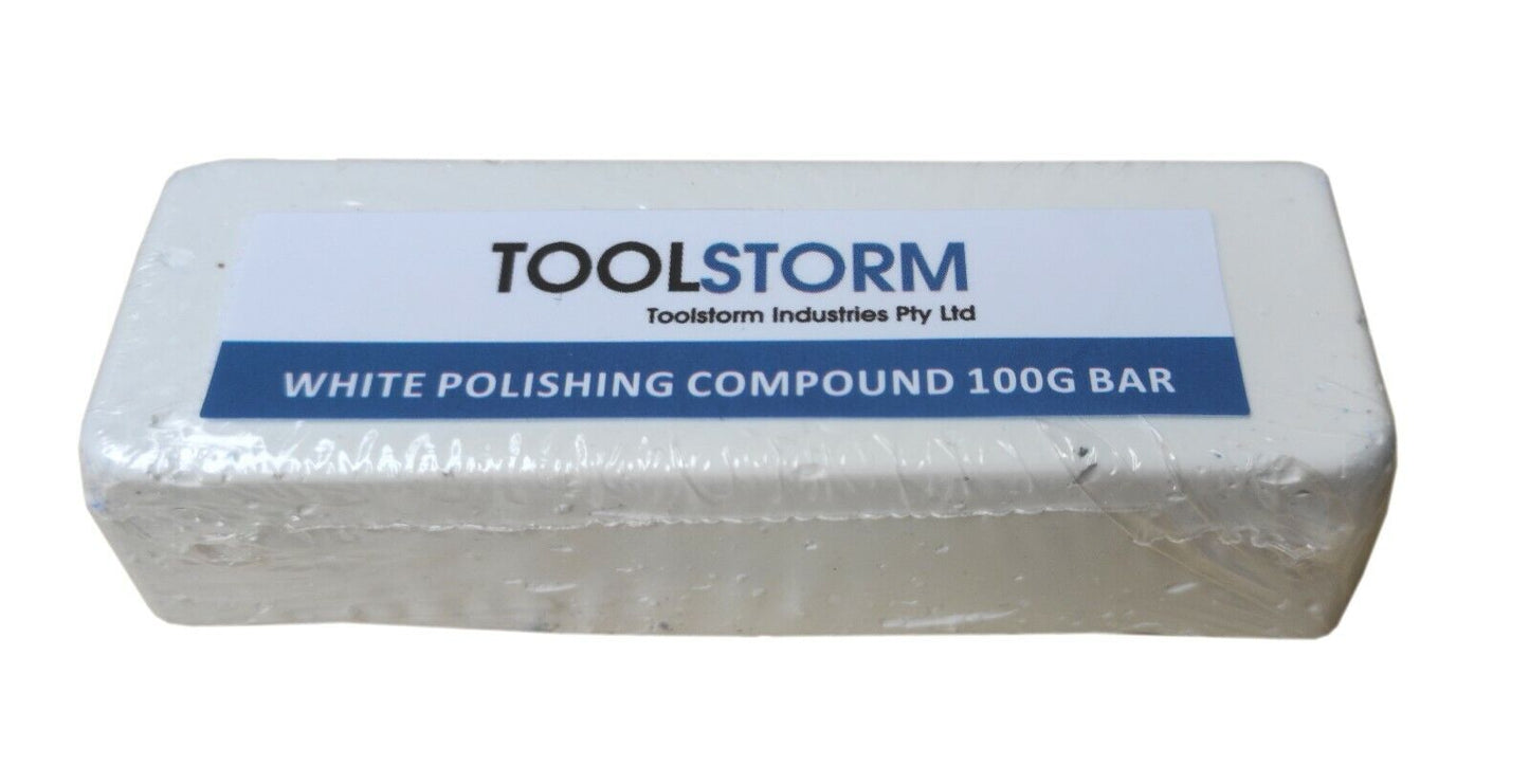 10pc Polishing Kit Buffing Wheel 75mm Compound Metal Fit 3" Bench Grinder