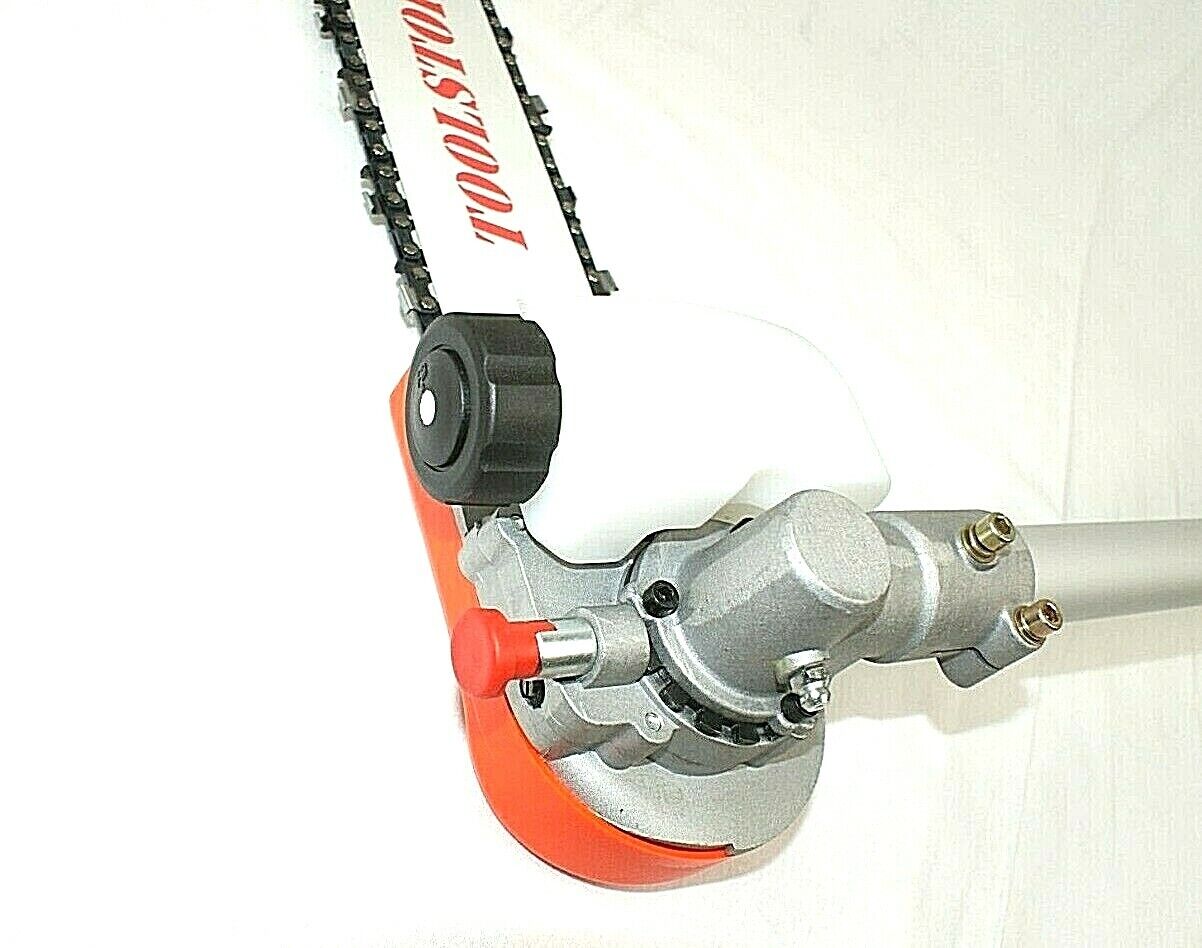 ROTATABLE Pole Saw Chainsaw Attachemnt For vidaXL Brushcutter Whipper Snipper