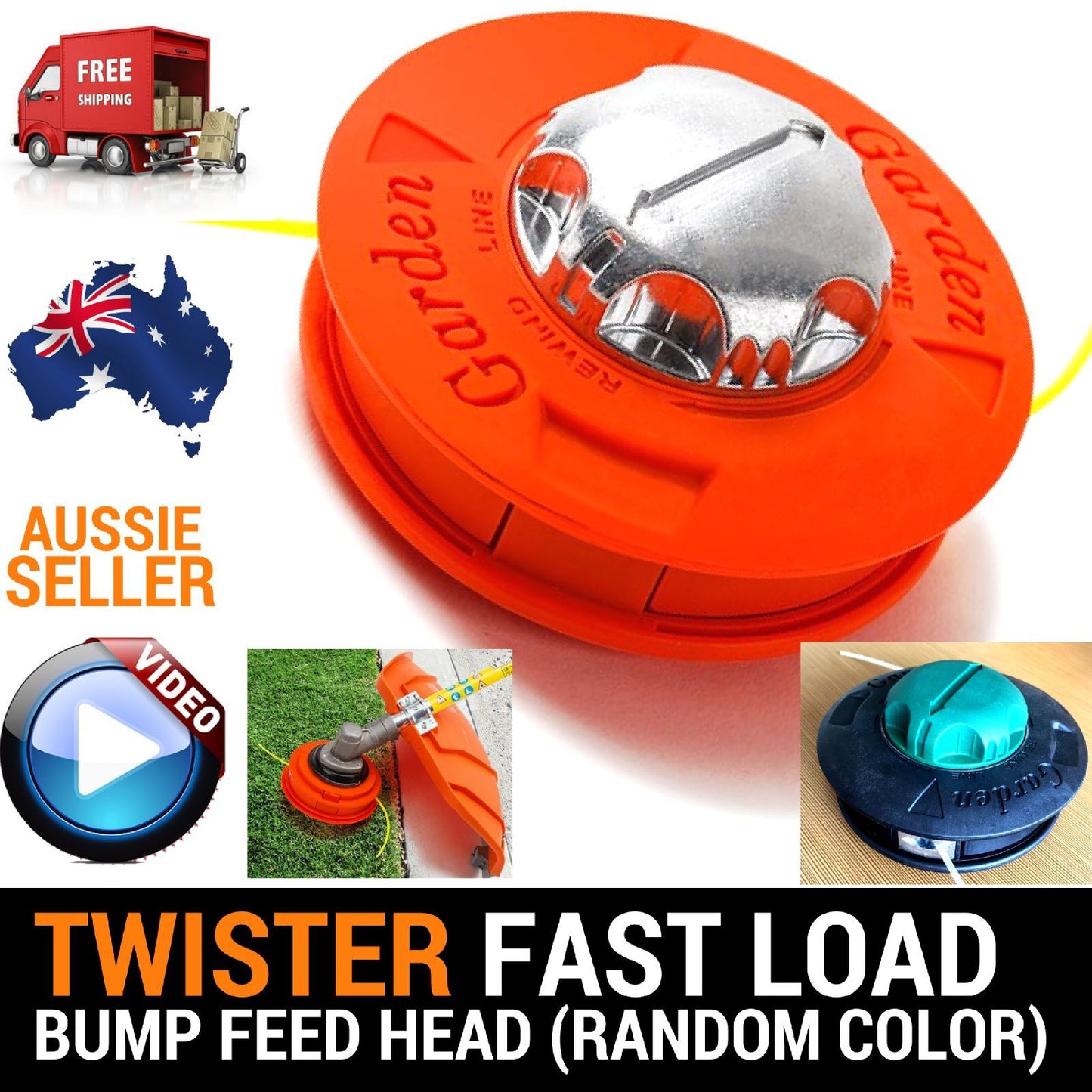 BUMP LINE TRIMMER HEAD Fit YARD FORCE 33CC GMT09-AU GT A42 GTA42