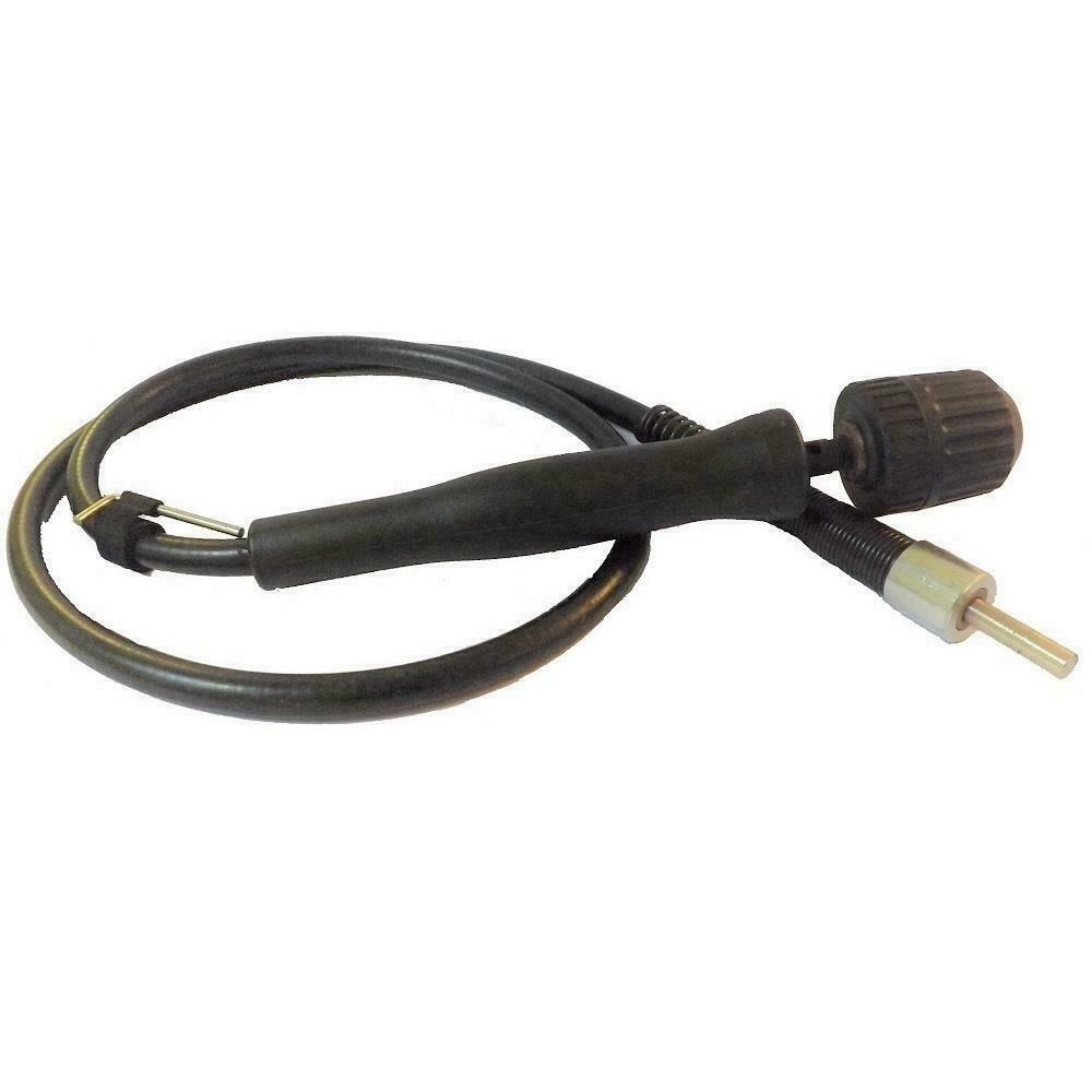 Metal polishing kit with 1.3m flexible chuck 6mm, 6pcs Buffing Wire Brush wheels