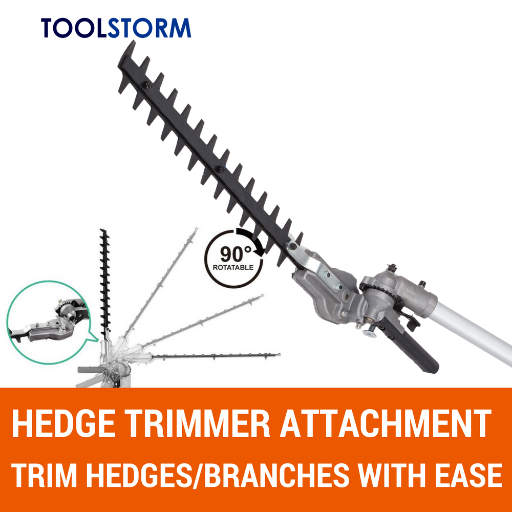 4-STROKE Brush Cutter Pole Chainsaw Hedge Trimmer Saw Whipper Snipper Multi Tool