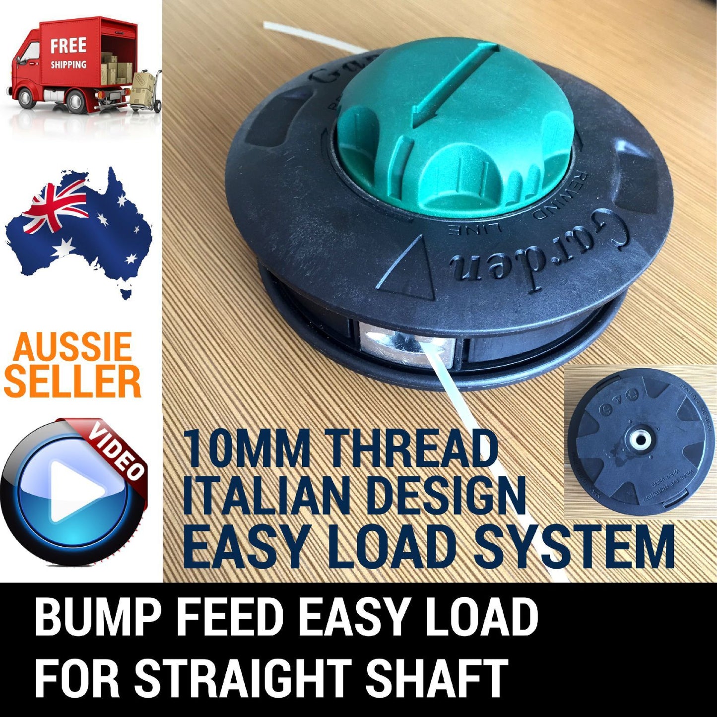 TWISTER BUMP FEED LINE TRIMMER HEAD WHIPPER SNIPPER BRUSHCUTTER FIT BAUMR-AG MTM