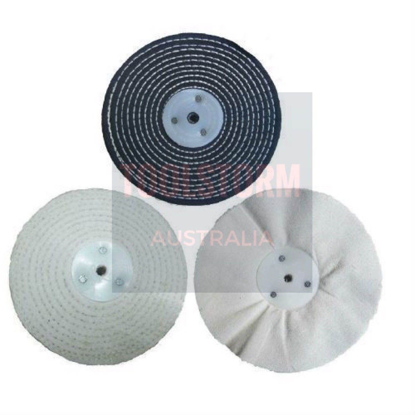 10pcs Polishing Kit Metal Polishing Buffing Wheel Compound 6" x 1/2" On Drill