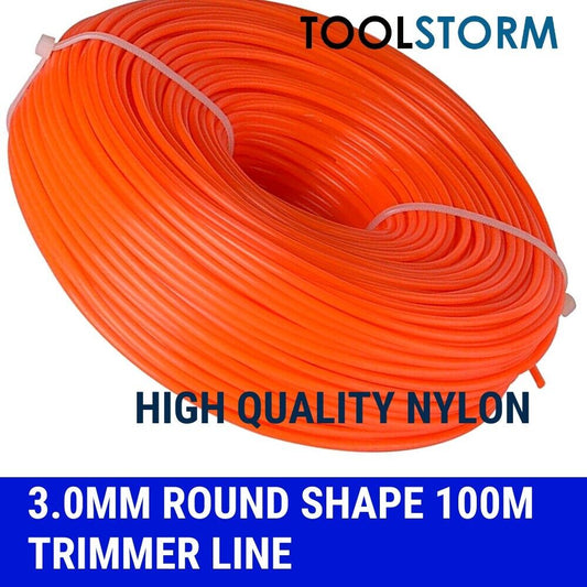 100M 3.0MM TRIMMER LINE WHIPPER SNIPPER CORD WIRE BRUSH CUTTER BRUSHCUTTER NYLON