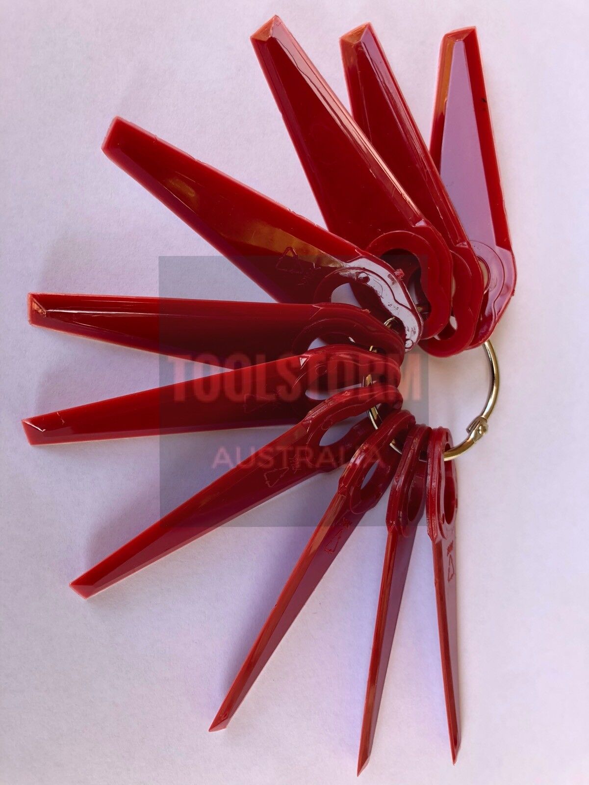 10x Plastic Replacement Blades Trimmer For TOOLSTORM 20V Grass Trimmer