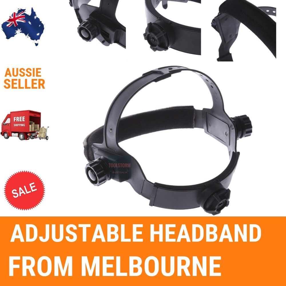 AU Adjustable Solar Welding Welder Mask Headband Auto Dark Darkening Helmet New