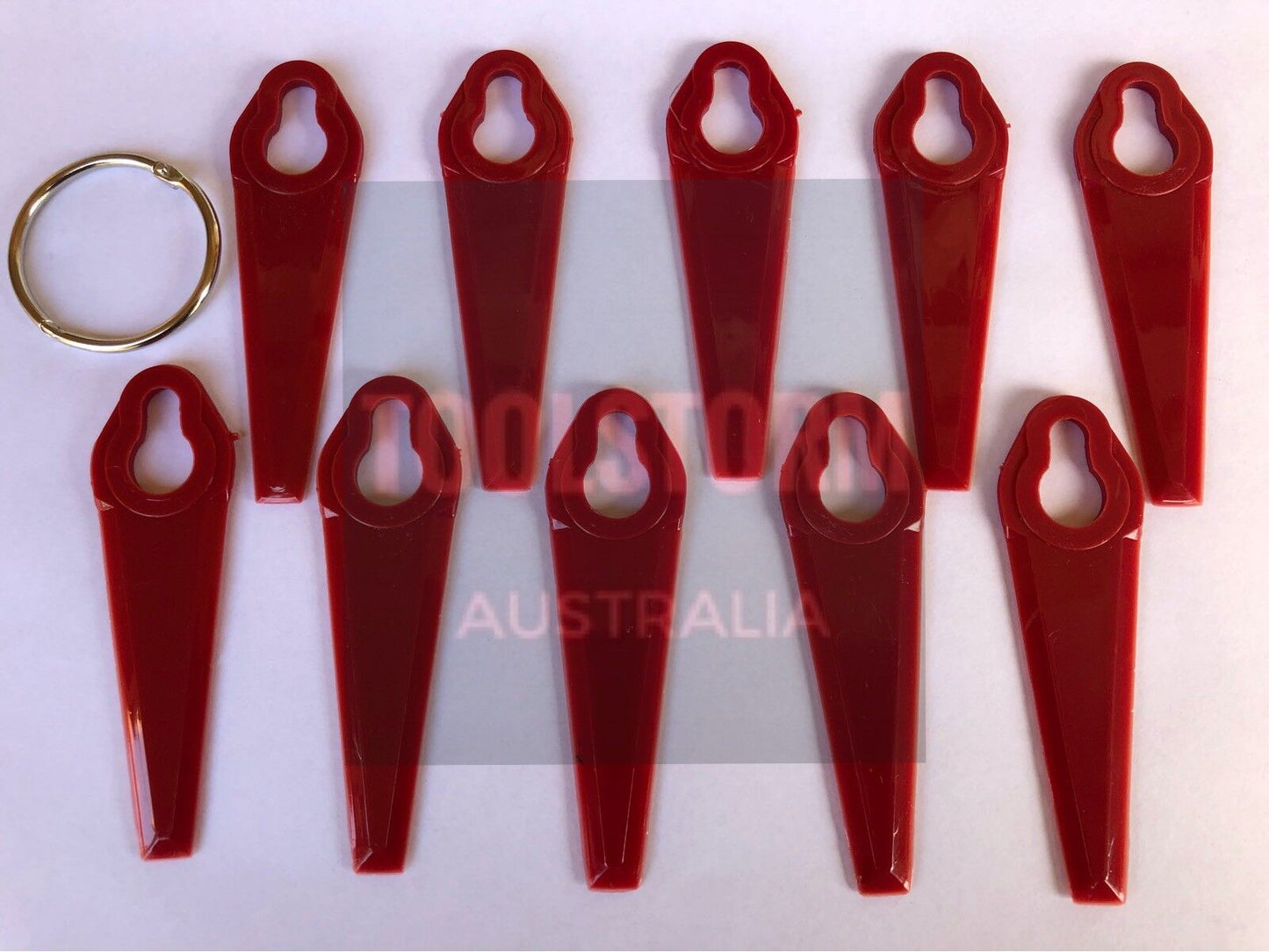 10x Plastic Replacement Blades For OZ-AUCTION SHOGUN Cordless Grass Trimmer