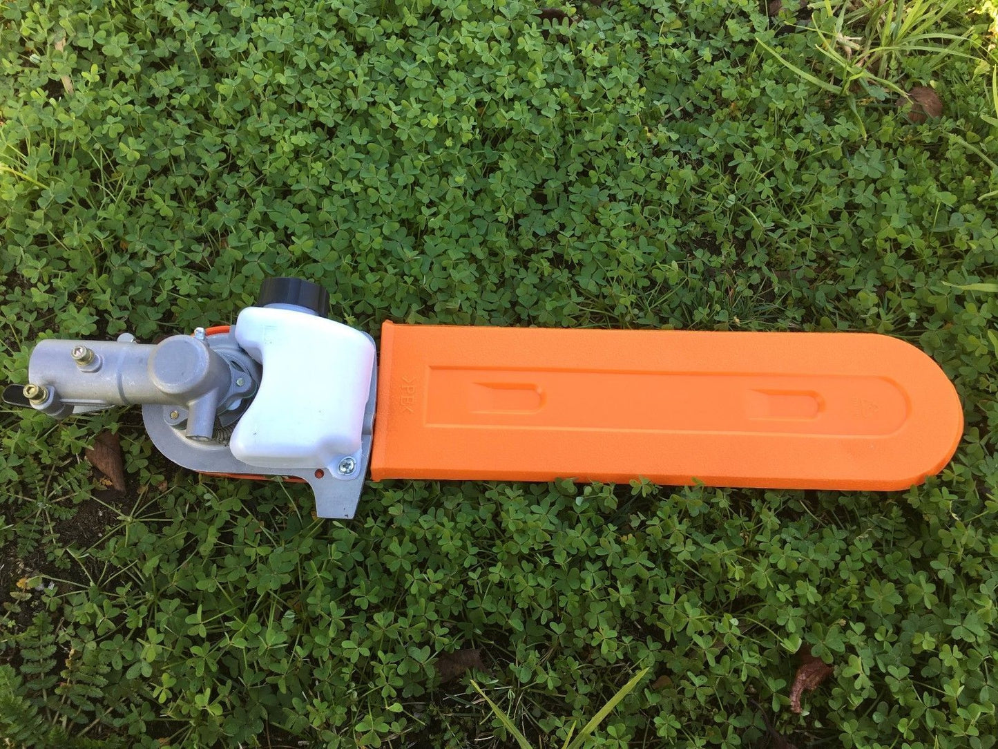 ROTATABLE POLESAW CHAINSAW HEAD W/BAR+CHAIN BRUSHCUTTER FOR BLACK EAGLE OZ STAR