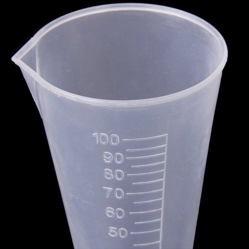 10PC 100ml Plastic Measure Graduated Measuring Rice Medicine Cup Liquid