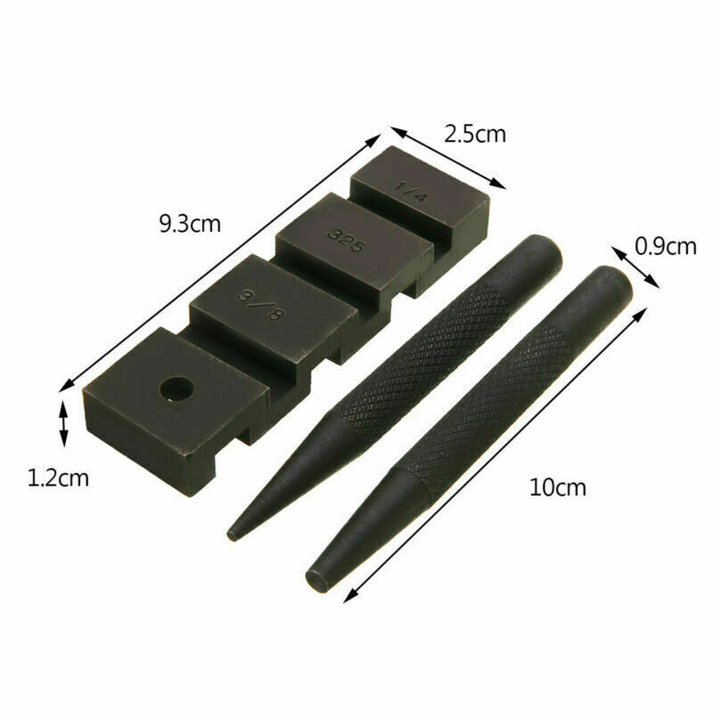 Pocket Chainsaw Bar Chain link Revit Punch Breaker & Joiner Tools Suit all Size