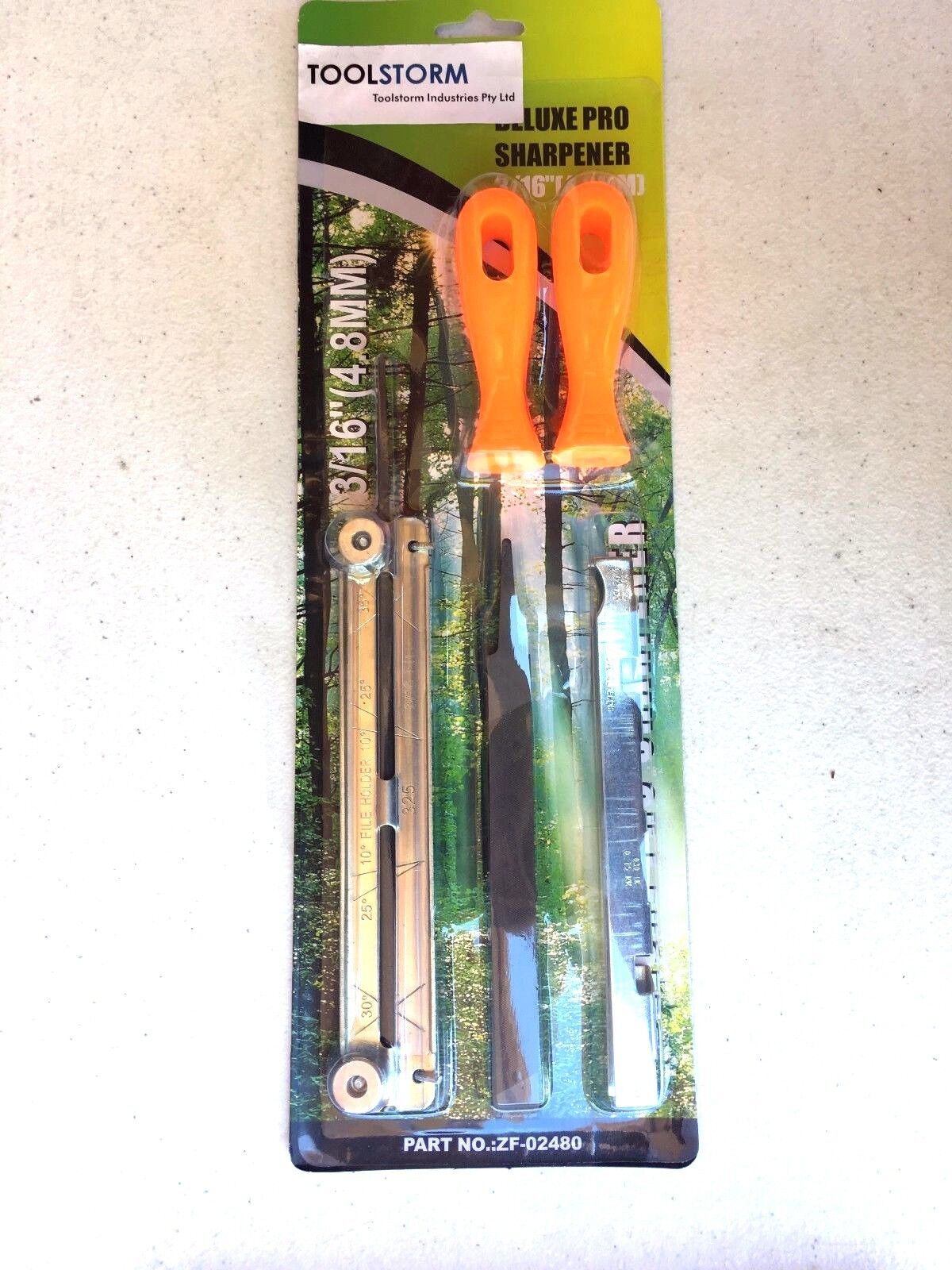 NEW CHAINSAW SHARPENING FILE GUIDE KIT 3/16" (4.8MM) SUITS STIHL BAUMR