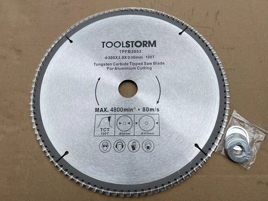 1PC Circular Saw Blade TCT 12" 305mm 100T 30MM BORE For aluminium cutting