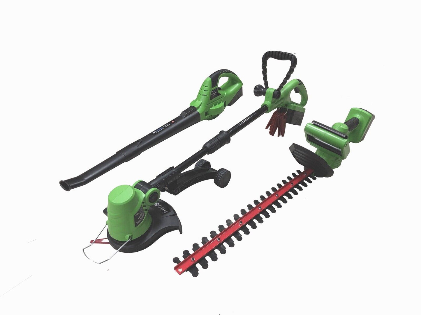 20V Lithium Cordless Leaf Blower Snipper Grass Hedge Trimmer Gardentool 2Battery