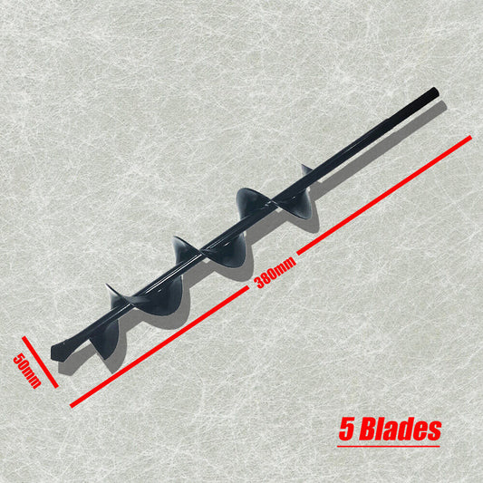 Small Garden Auger Planter Post Hole Digger Attache to Power Drill Ø50mm x 380mm