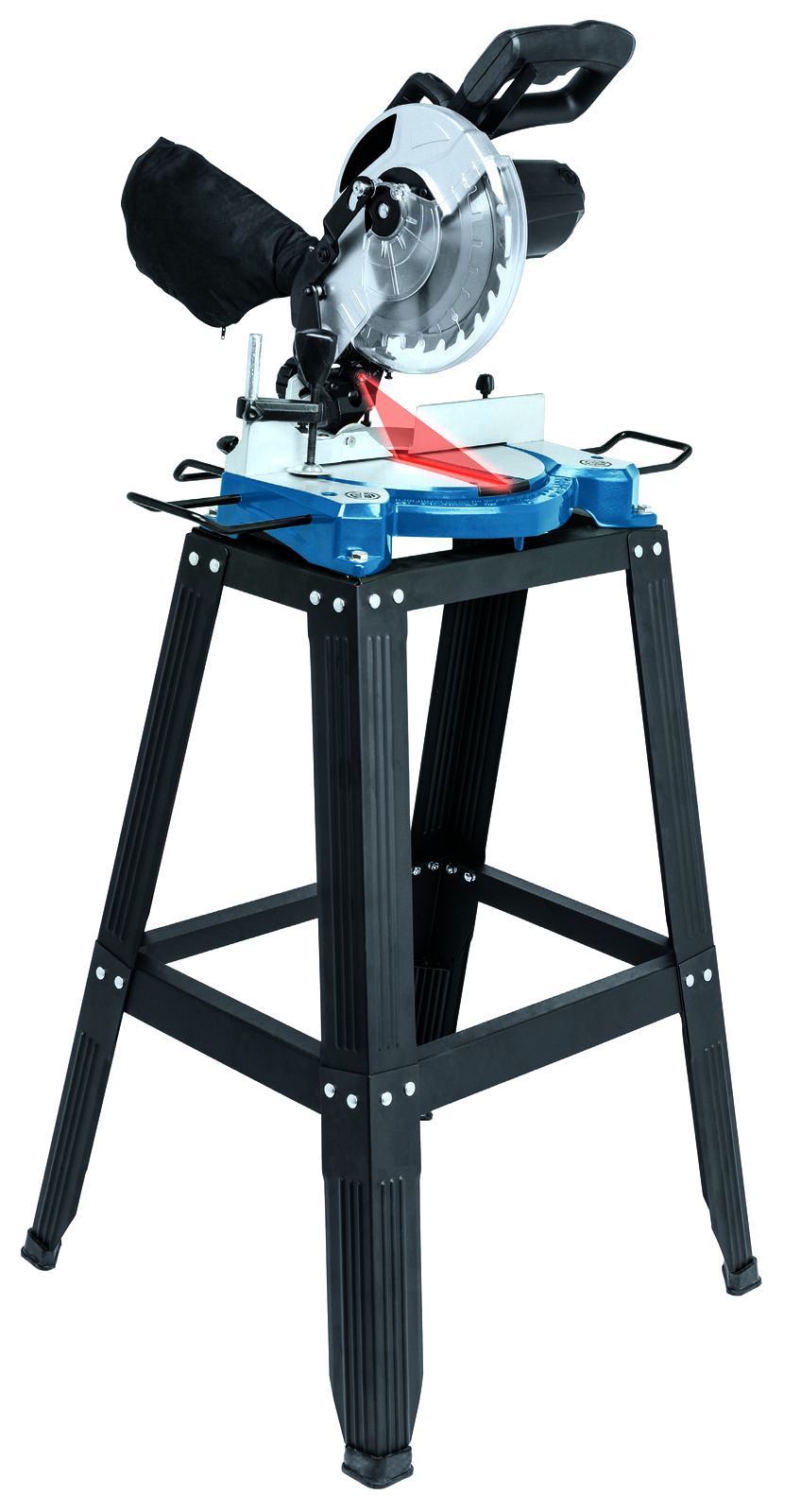 Free Work Stand + Compound Mitre Saw Drop Saw 8¼" 210mm Laser Guide Angle
