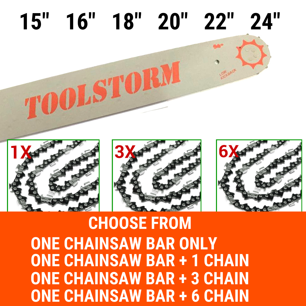 CHAINSAW BAR &CHAIN Fit YUKON ZJ5200 5800 TM6200 Kolner TM4500 15 16 18 20 22 24