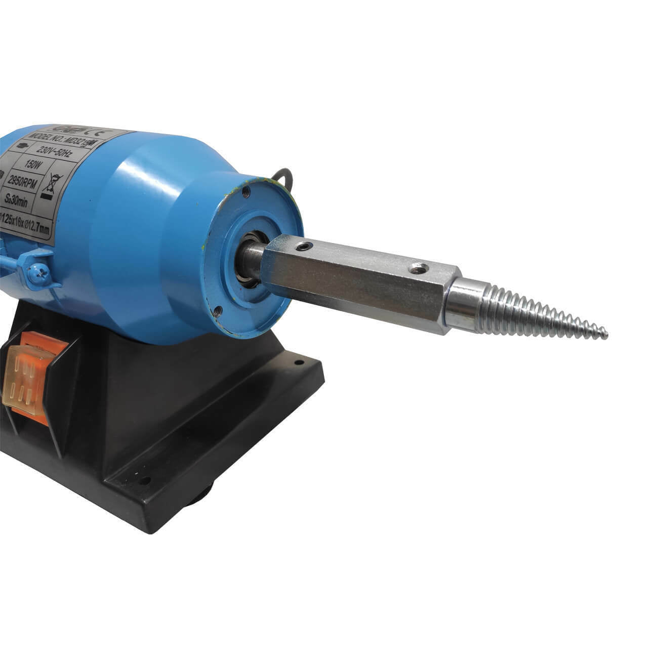 Spindle+flexible chuck+Buffing Wire wheels for 6" bench grinder Metal Polishing