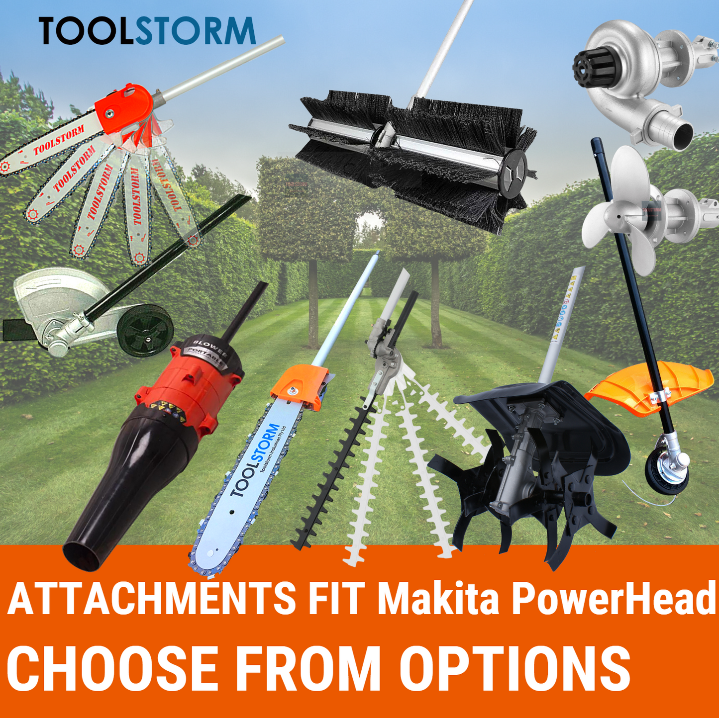 Chainsaw Hedge Trimmer Edger Tiller For Makita DUX18Z DUX60Z UX01GZ POWER HEAD