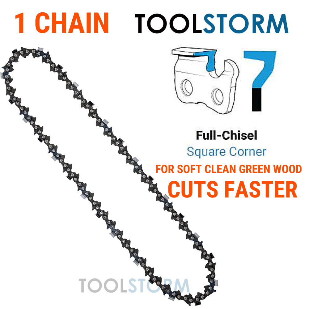 1X Chainsaw Chain 16" Full Chisel Fit GMC Chainsaw ELC2000