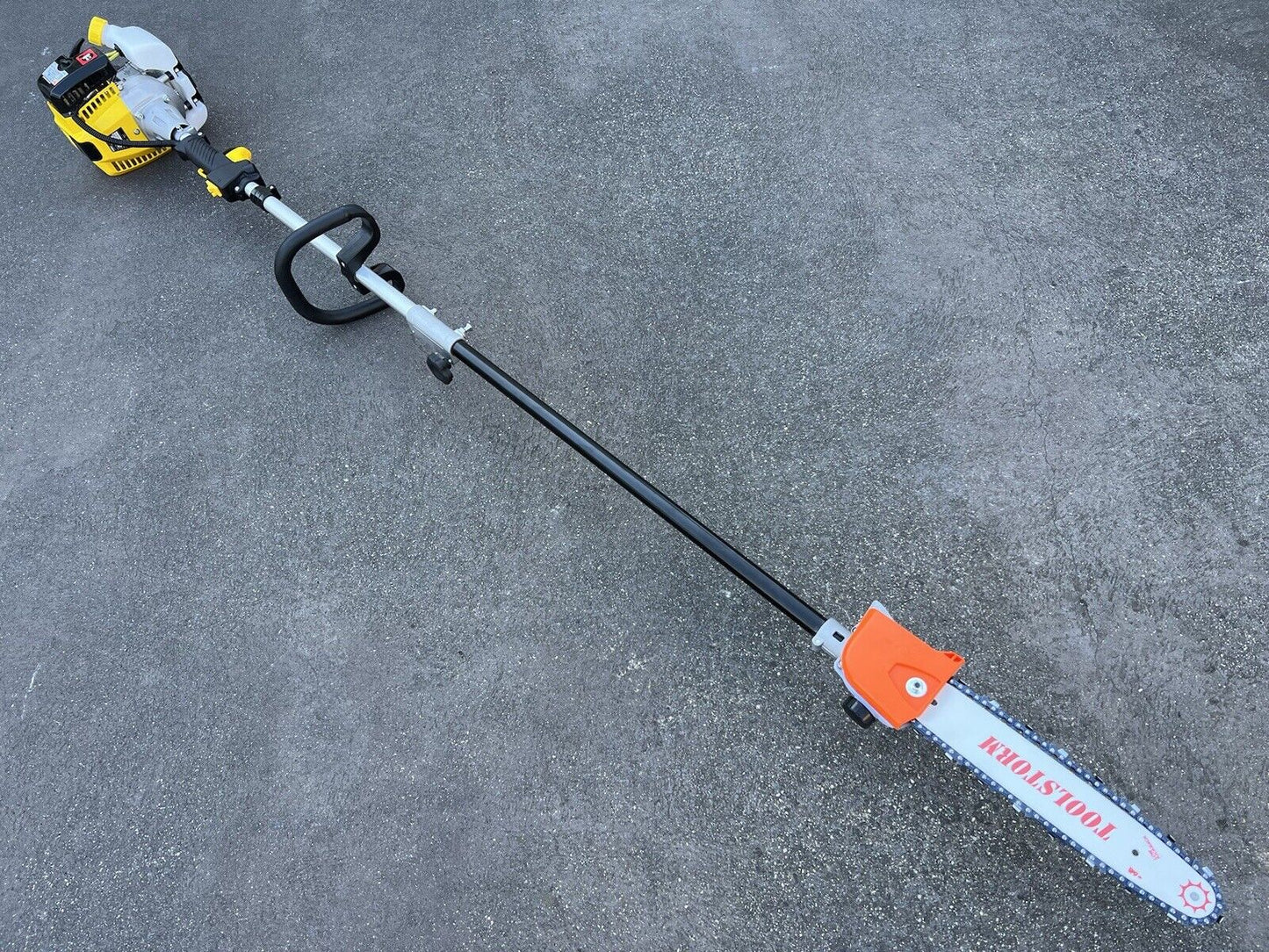 Pole Chainsaw Attachment Fit Yardking 24.5cc 4Stroke Line Trimmer 883222 1697318