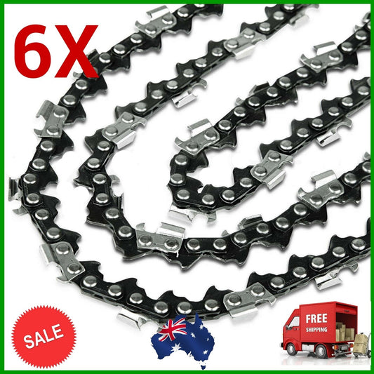 6 x CHAIN 80BX030XTR RCHC6 Fit Ryobi 18V 6” 15cm Pruning ChainSaw R18XPCS10