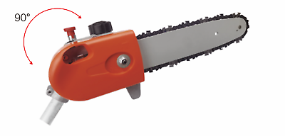 ROTATABLE POLE SAW CHAINSAW HEAD FOR BRUSHCUTTER MULTI TOOL FIT ALDI-GARDENLINE